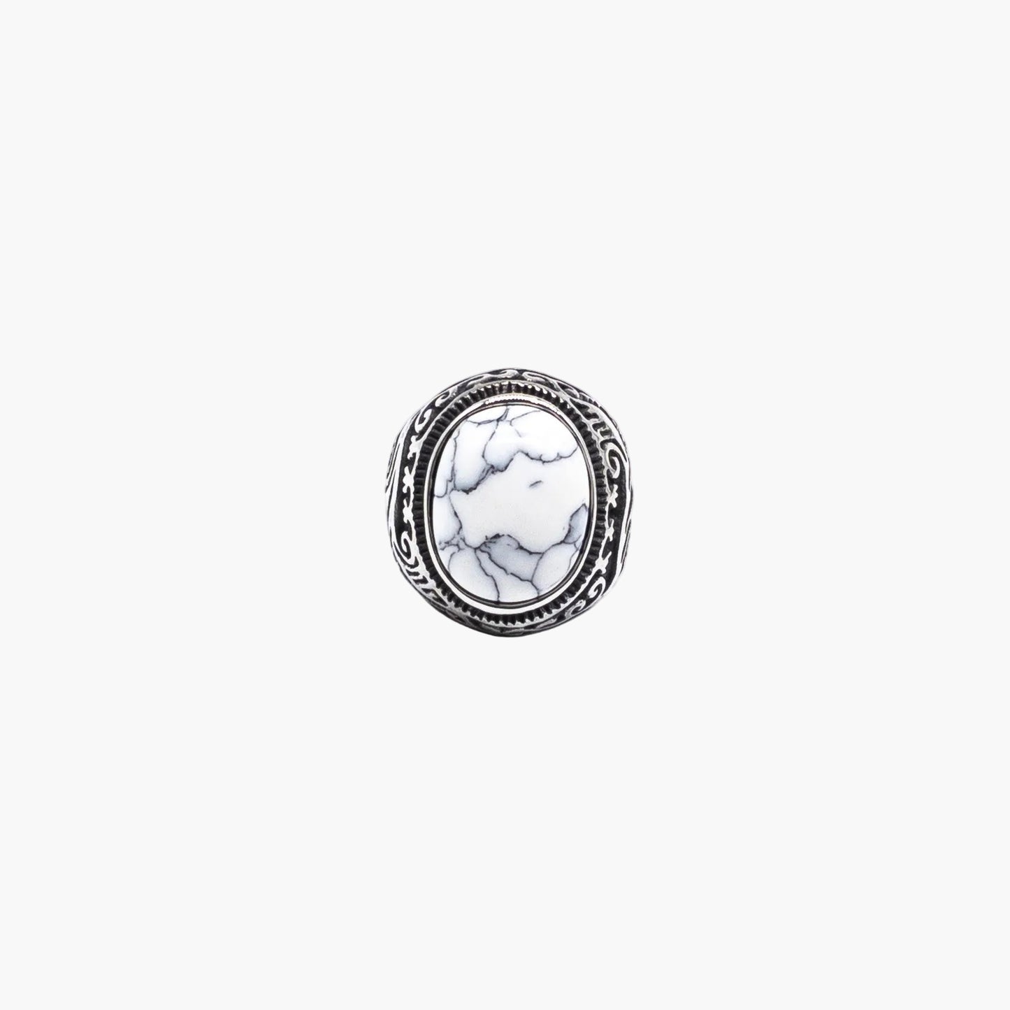 white opal gemstone bezel setting front shot