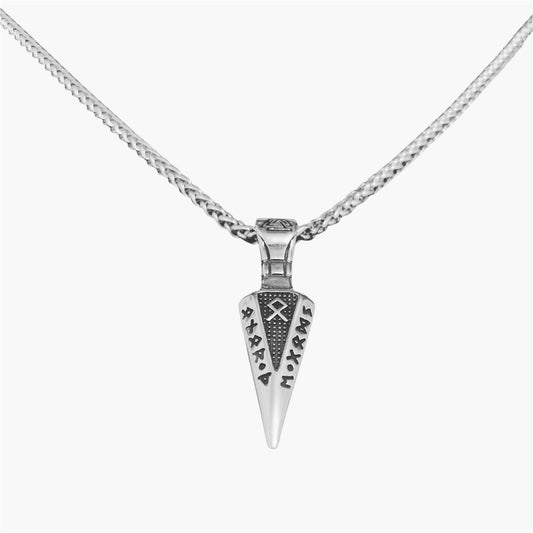 HOUSE OF ROK Arrow of God Stainless Steel Pendant Necklace