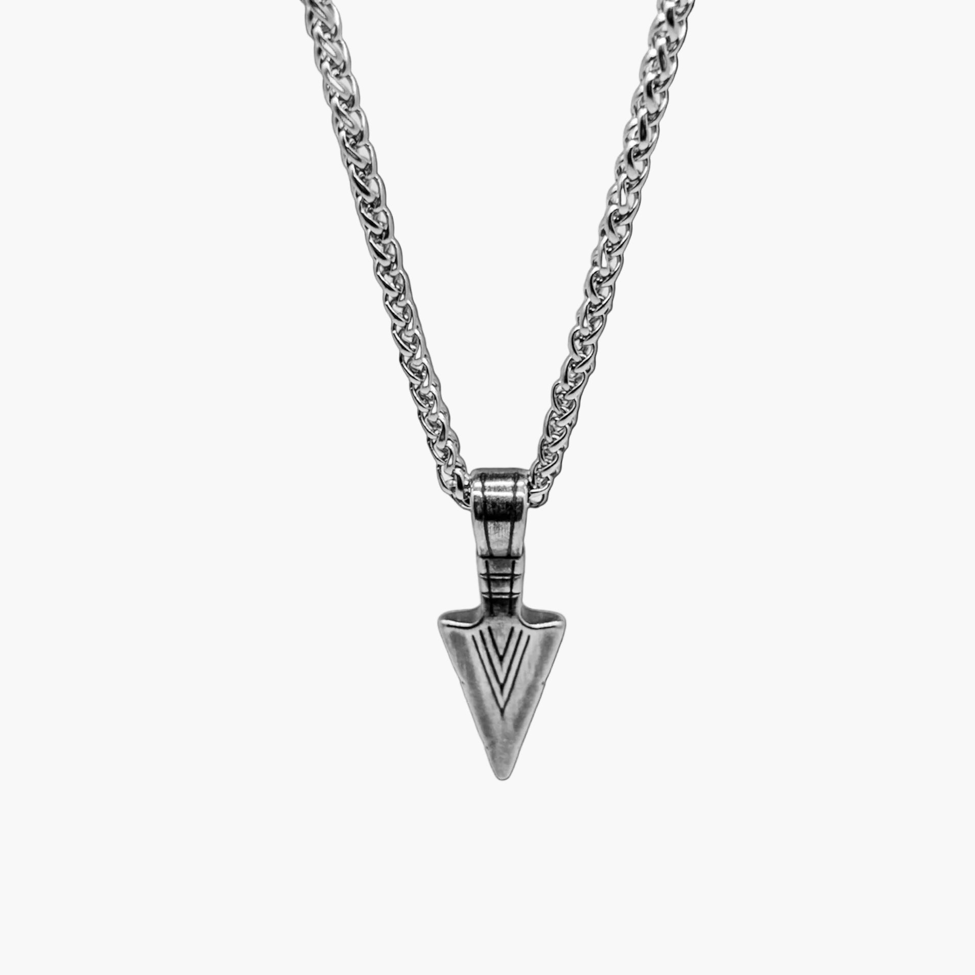 Arrowhead Norse Stainless Steel Pendant Necklace HOUSE OF ROK