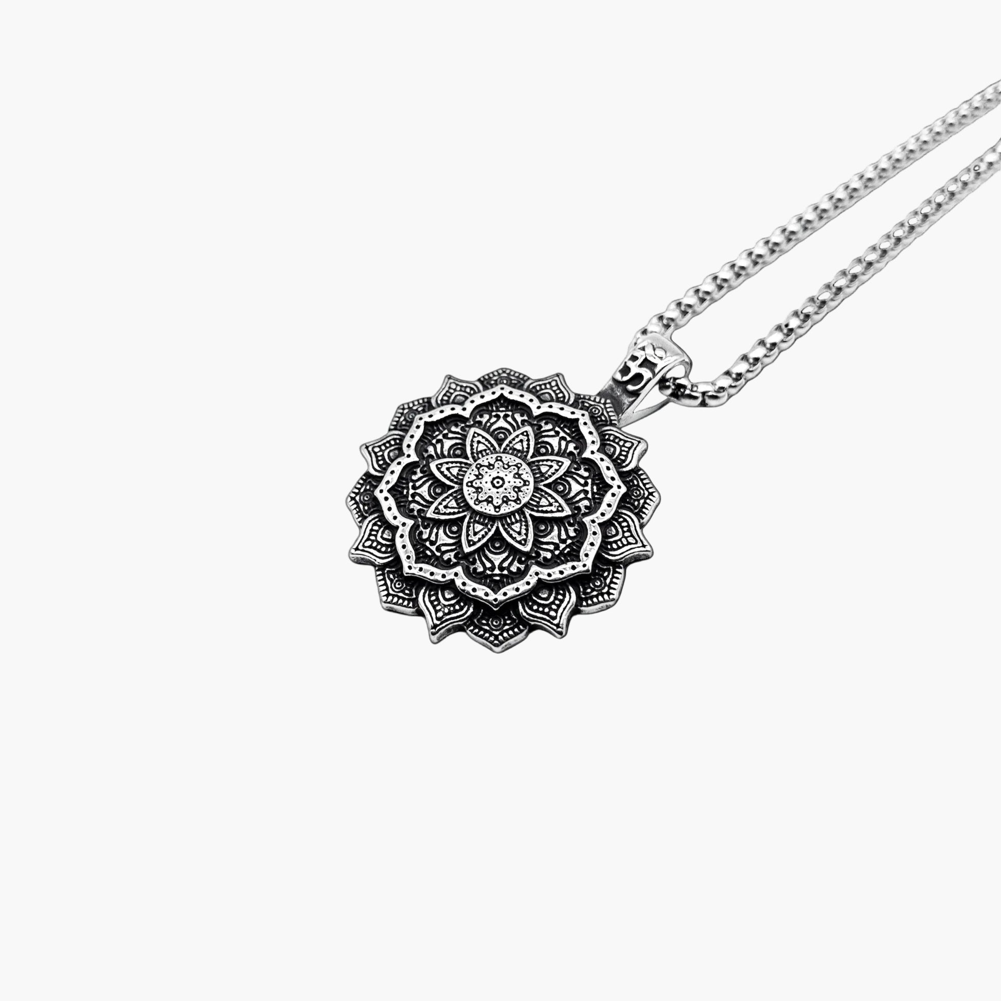 Astrids Flower Geometric Stainless Steel Pendant HOUSE OF ROK