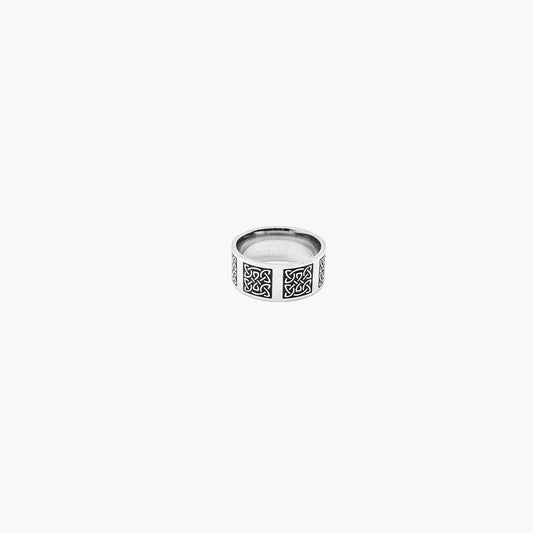 Northmark Celtic Pattern Stainless Steel Ring HOUSE OF ROK