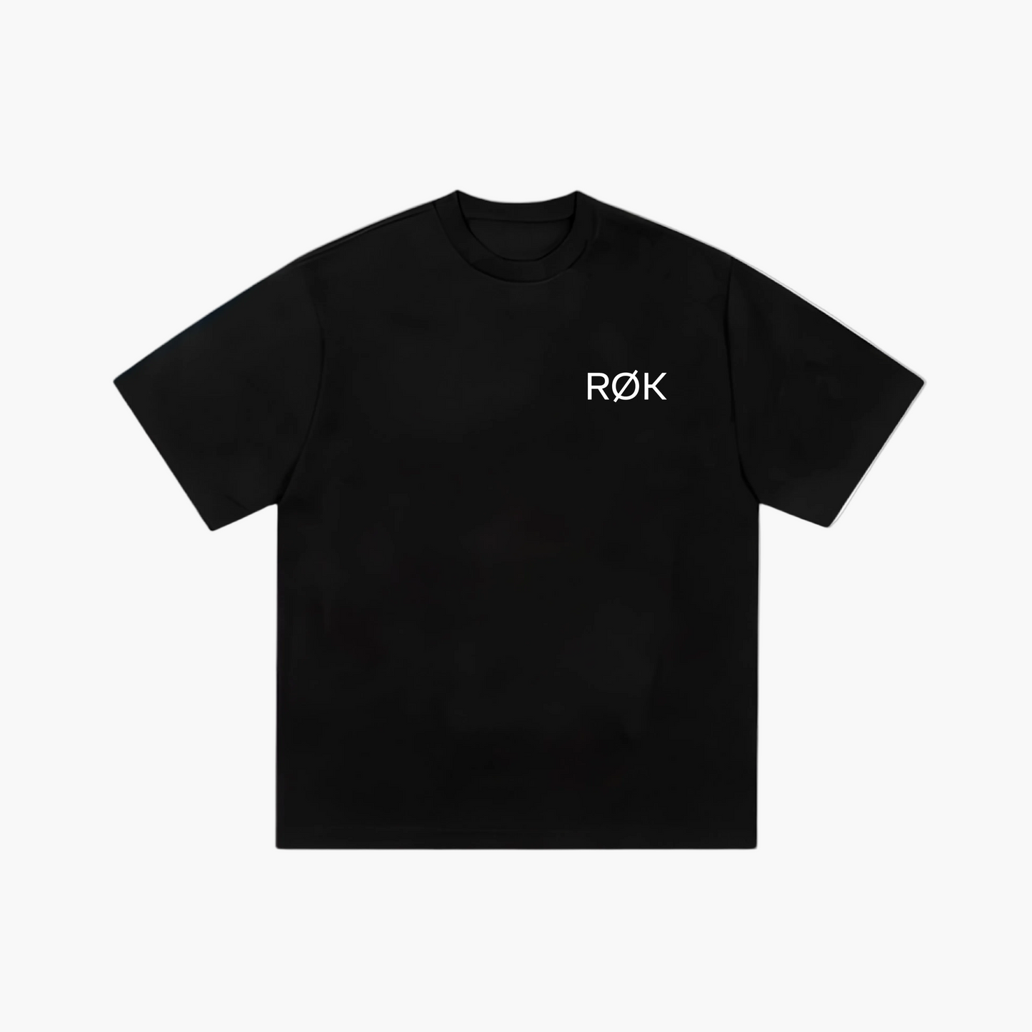oversized logo back print on premium cotton t-shirt