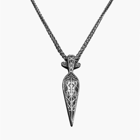 Spear of God pendant necklace inspired by Viking mythology