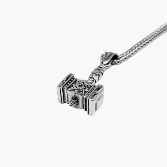 HOUSE OF ROK War Hammer Stainless Steel Pendant Necklace