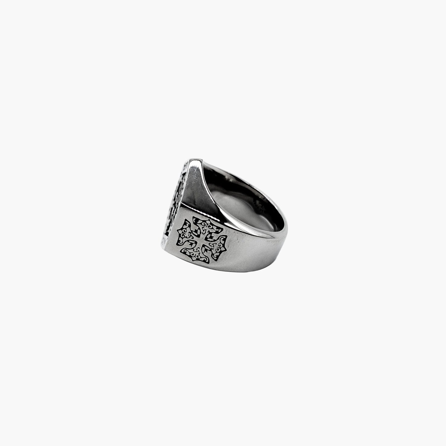 Decoded rune ring left side shot.