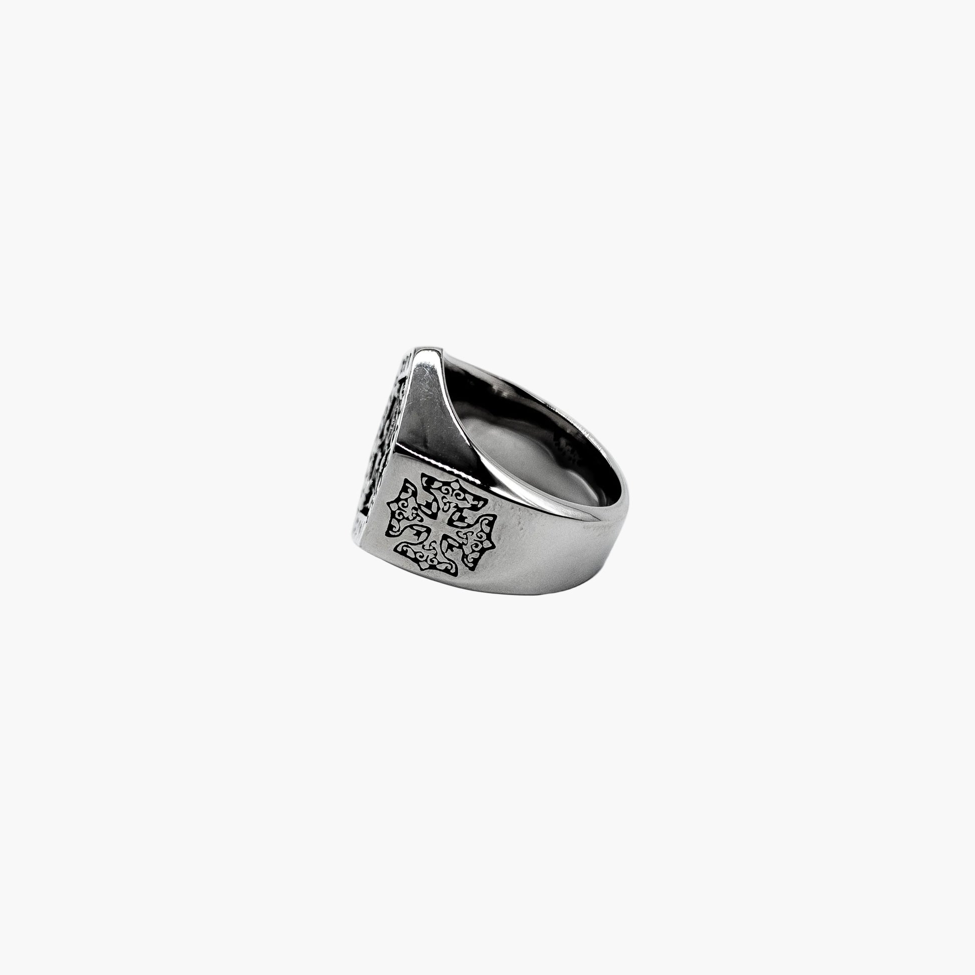 Decoded rune ring left side shot.