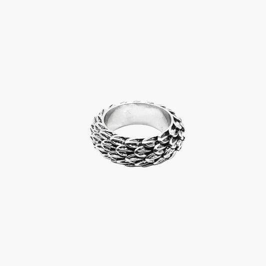 Dreki Norse Dragon Scale Stainless Steel Ring HOUSE OF ROK