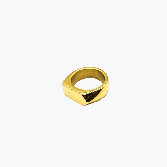 Goldsmith Gold Plated Polished Band Ring HOUSE OF ROK