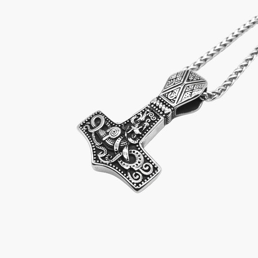 Hammer of War Mjolnir Stainless Steel Pendant HOUSE OF ROK