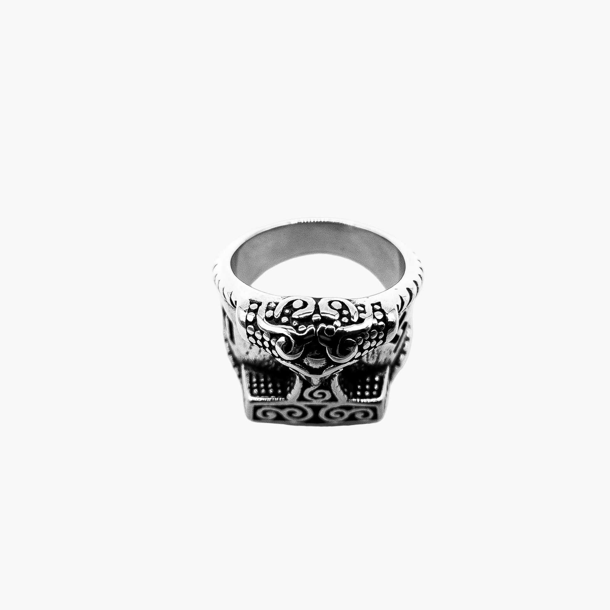 top down view of Hammerside Norse ring 