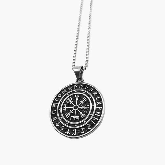 Navigator Chain Vegvisir Stainless Steel Pendant HOUSE OF ROK
