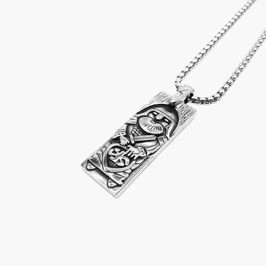 Odin Talisman Engraved Stainless Steel Pendant HOUSE OF ROK