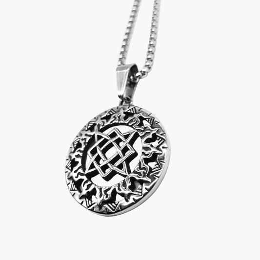 Pagan Charm Norse Symbol Stainless Steel Pendant HOUSE OF ROK
