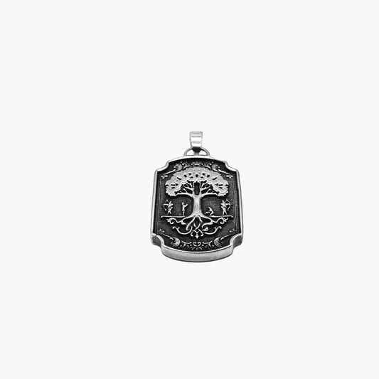 Sacred Ashes Yggdrasil Tree of Life Steel Pendant HOUSE OF ROK