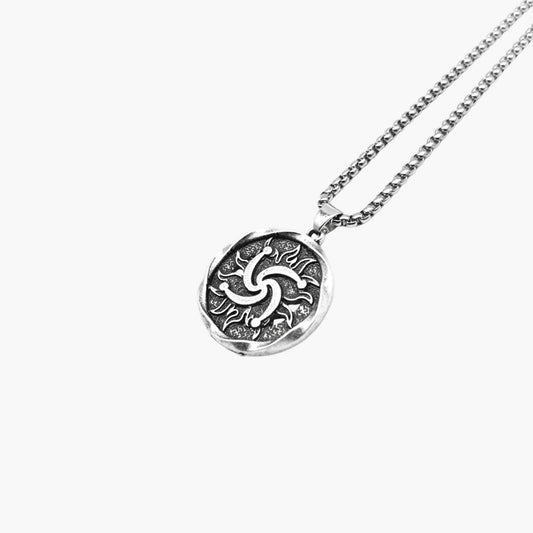 Sól Norse Sun Goddess Stainless Steel Pendant HOUSE OF ROK