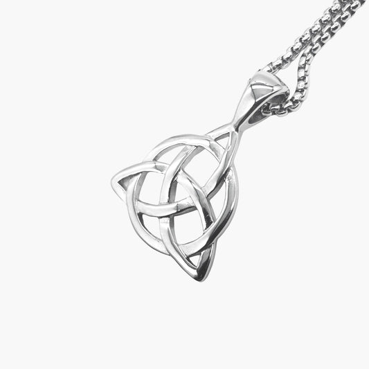 HOUSE OF ROK Triquetra Norse Celtic Pendant Stainless Steel Necklace