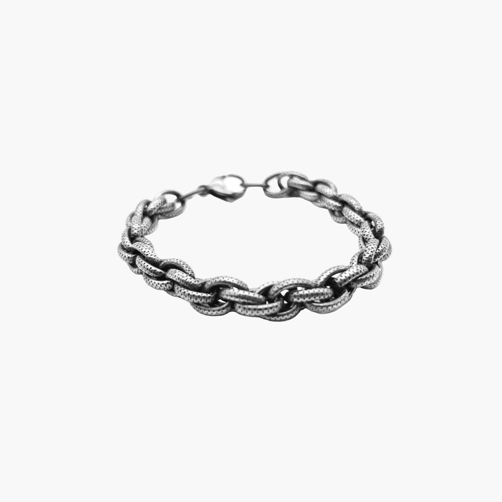 War Rebel Links Silver Link Bracelet Handcrafted HOUSE OF ROK