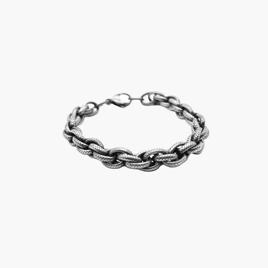 War Rebel Links Silver Link Bracelet Handcrafted HOUSE OF ROK