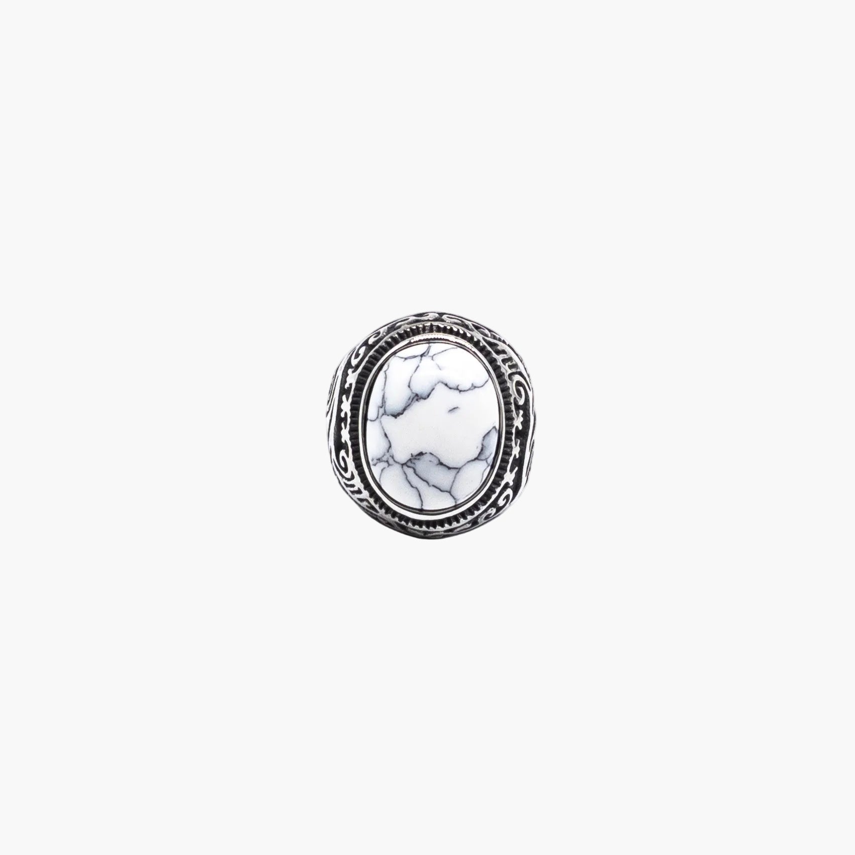 white opal gemstone bezel setting front shot