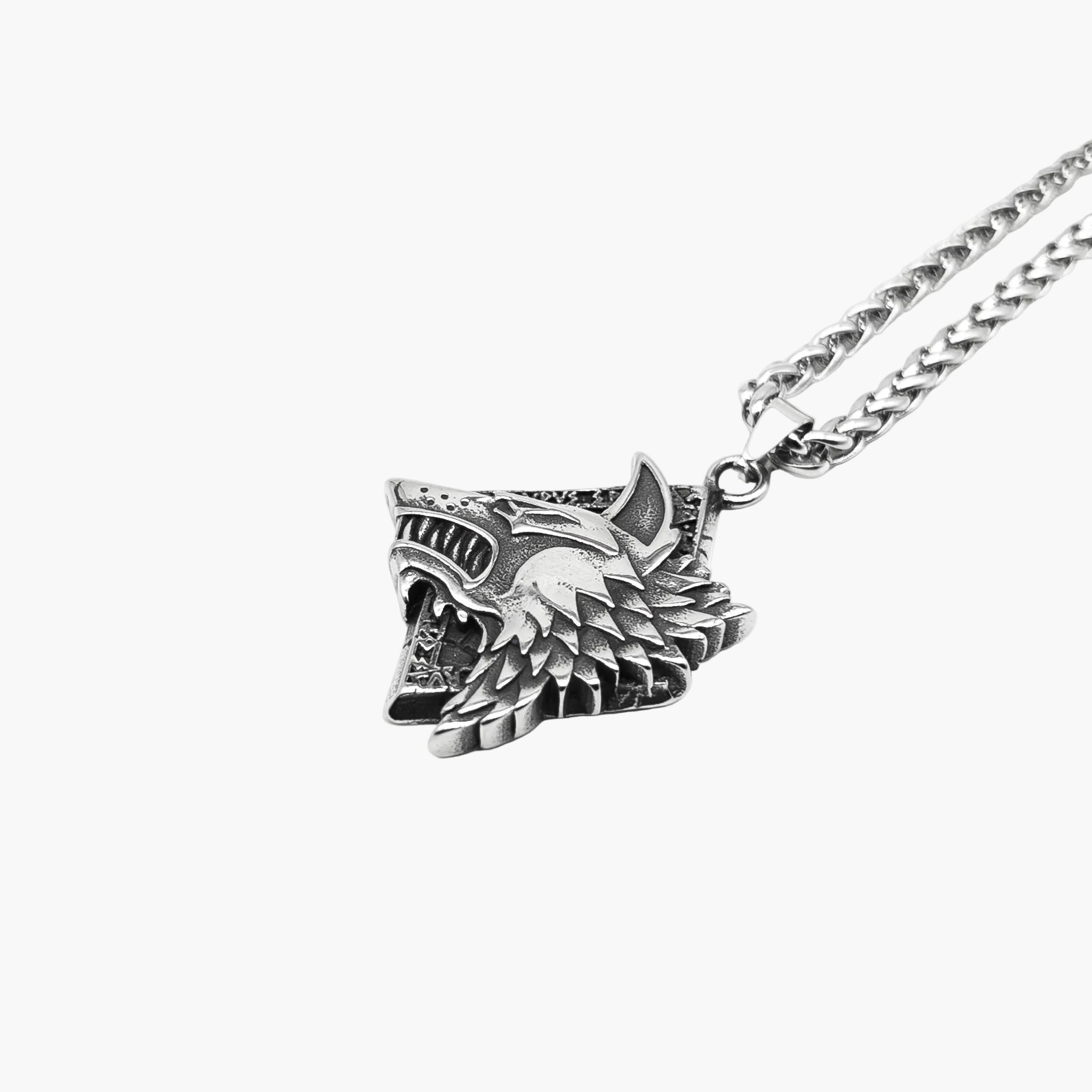 Wolf of God Fenrir Stainless Steel Pendant HOUSE OF ROK