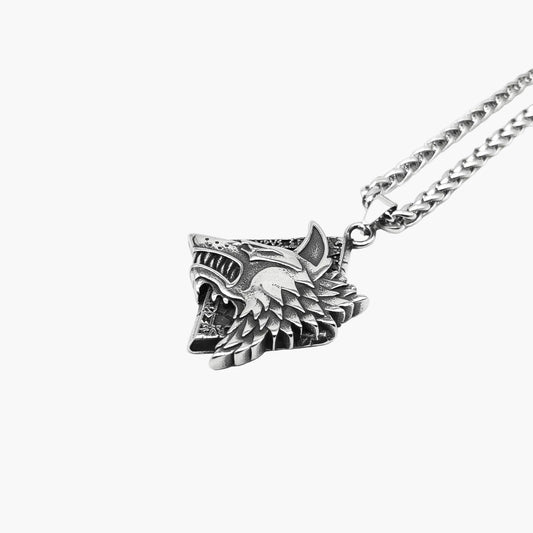 Wolf of God Fenrir Stainless Steel Pendant HOUSE OF ROK